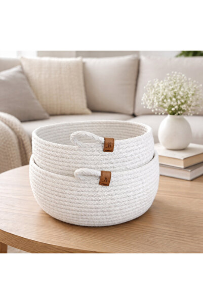 Naspar 100% бавовна, 2 штуки / Органайзер / Кошик для ванної кімнати