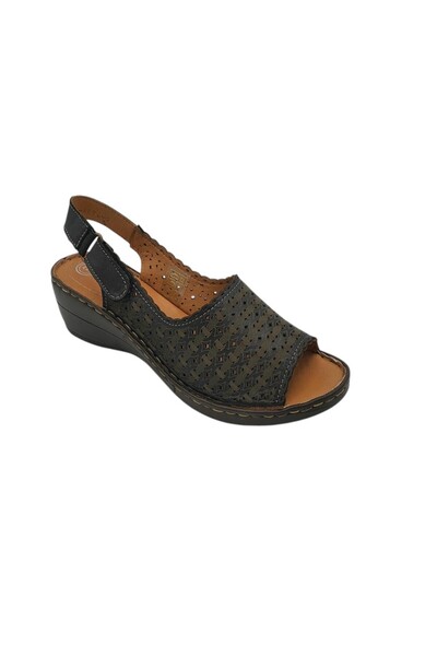 Mammamia Women's sandals 39, leather, black