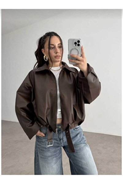 Rowsmen Leather Bomber Leather Jacket Women