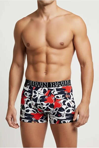 Juan Raul Боксерські шорти для чоловіків з панда-принтом, 95% бавовна - Db175