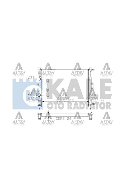 Radyatör Su Megane Iı 02-08 1.5 Dcı-1.6 At/m-t Mekanik