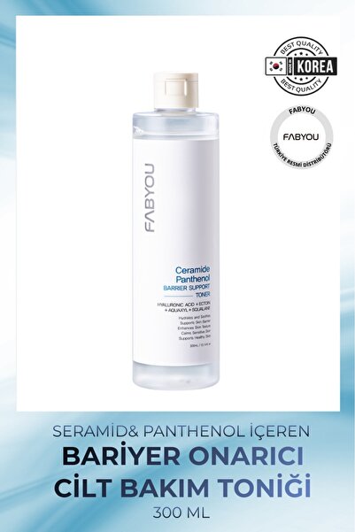 FabYou Seramid ve Panthenol İçeren Bariyer Destekleyici Yüz Toniği 300 ml