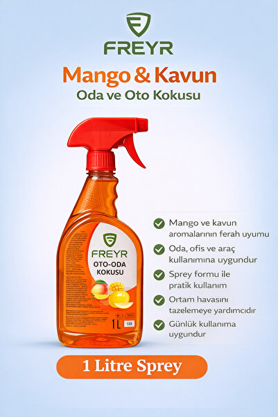 FREYR Mango Kavun Oda & Oto Koku Parfümü 1 Lt | Ev Kokusu, Araba & Oto Kokusu