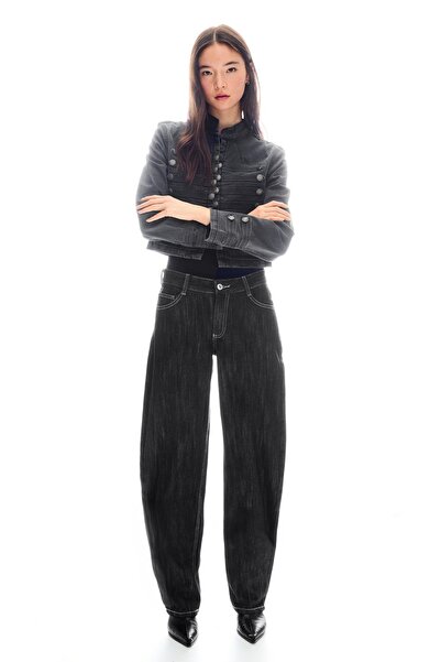 Bershka Düşük bel baggy fit barrel fit jean