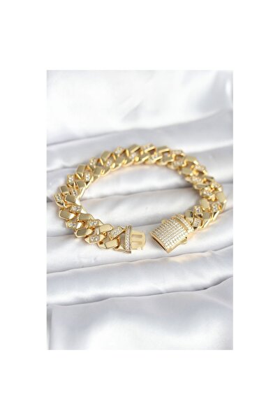 Skygo Pirinç Gold Renk VIP Exclusive Seri Gurmet Model Kadın Bileklik - TJ-BB...