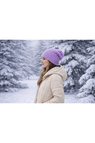 MAVECCHI El Örmesi Yumuşak Bere Şapka