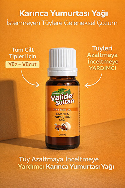 Milleunenuits Valide Sultan Karınca Yumurtası Yağı Tüy Azaltıcı Tüy Tüy Döküc...