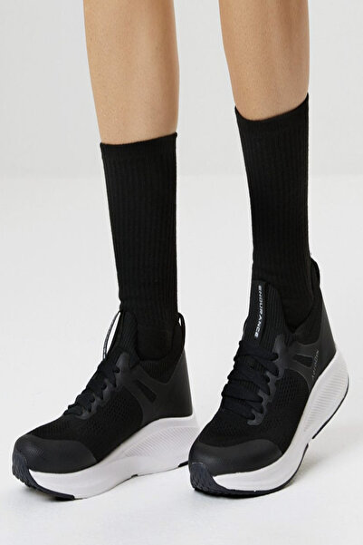 Ozzy Socks 6 Çift Logosuz Siyah Dikişsiz Pamuklu Tenis Unisex Soket Çorap