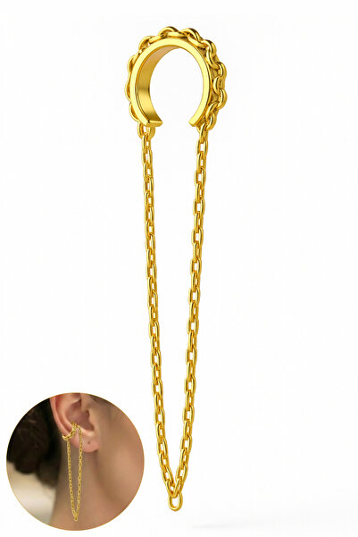 Sentivo Cercel Argint 925 Premium, placat cu Aur 14k, Sentivo®, Cercel elegan...