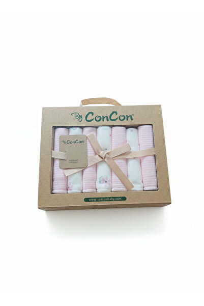 CONCON Newborn Baby 7-Piece Mouth Wipes Boxed 100% Cotton