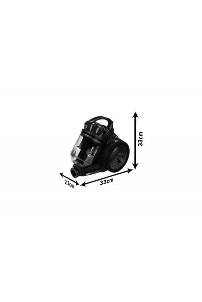 Zilan Aspirator fara sac ZLN3300 Negru, 700W, filtru HEPA 13 si control flux de aer
