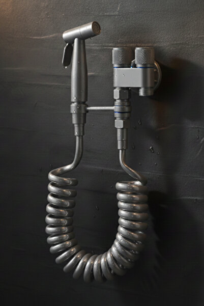 Skyline Orbion Σετ ντους τουαλέτας υγιεινής, από ανοξείδωτο ατσάλι, επιτοίχιο...