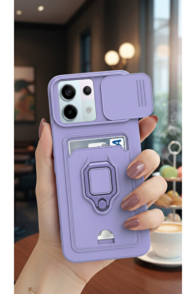 Hatreds Xiaomi Redmi Note 13 Pro 5G Uyumlu Kılıf Lüx Tasarım Yüzüklü +İpli Le...