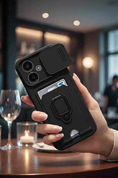 Hatreds Xiaomi Redmi Note 13 Pro Plus Uyumlu Kılıf Lüx Tasarım Yüzüklü +İpli ...