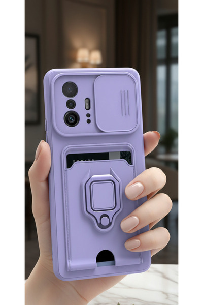 AQUA AKSESUAR Xiaomi Mi 11t-mi 11t Pro Uyumlu Ipli Ve Lens Korumalı Renkli Yü...