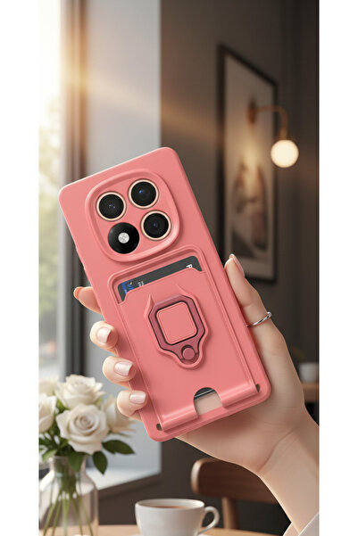 Hatreds Xiaomi Redmi Note 14 Pro Plus Kılıf Kamera Sürgülü Kartvizitli Kartlı...