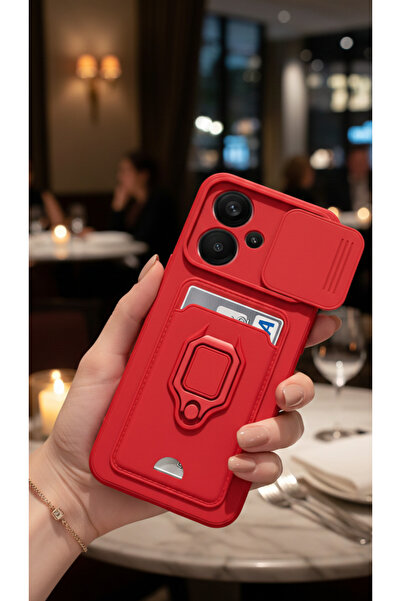 Hatreds Xiaomi Redmi Note 13 Pro Plus Uyumlu Kılıf Lüx Tasarım Yüzüklü +İpli ...