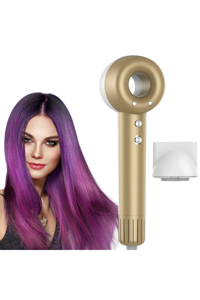 TrustTech Uscator de par cu ioni negativi profesional Pro 110.000 rpm, 3 vite...