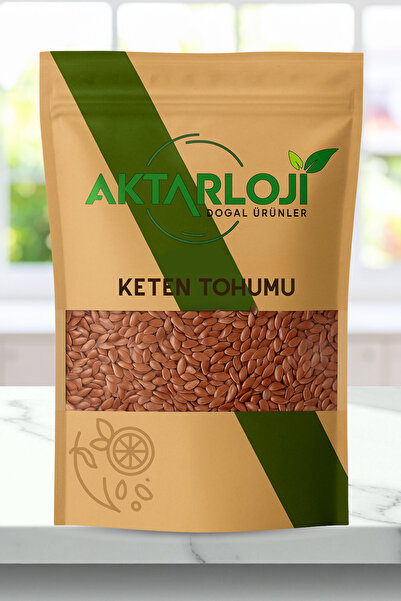 aktarloji 1 Kg Keten Tohumu / Glutensiz / Tane / Elenmiş / Katkısız & Doğal
