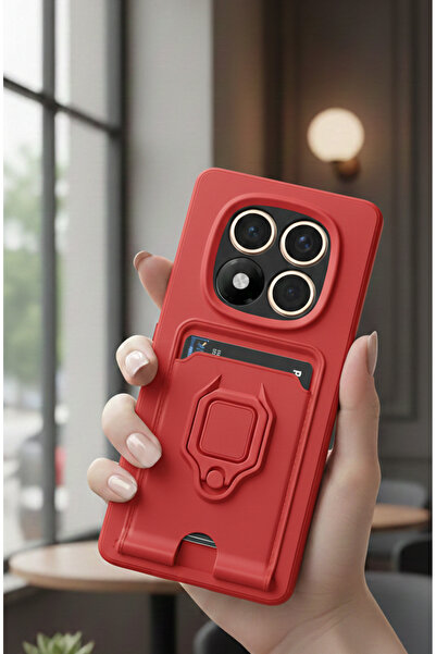 Hatreds Xiaomi Redmi Note 14 Pro 4G Kılıf Kamera Sürgülü Kartvizitli Kartlıkl...