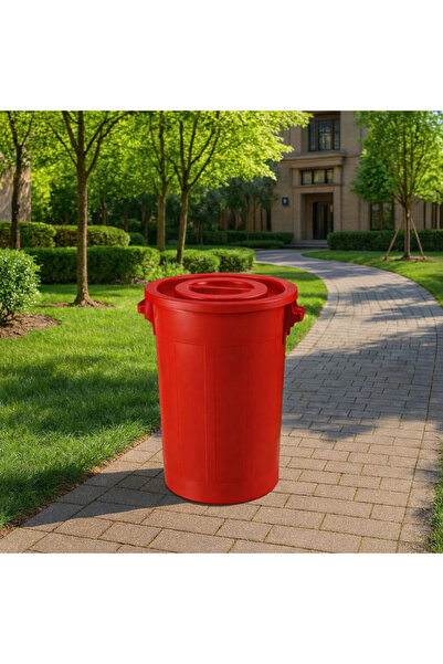 OLİWAM Mykanos 90 LİTRE ÇÖP KOVASI–Ultra Sert, Ultra Dayanıklı, Modern Tasarı...