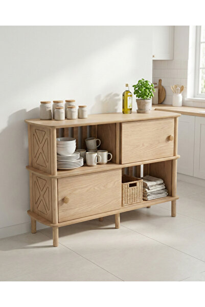 ÇMD ÇAKIR MOBİLYA DEKORASYON MUNA Sürgülü Kapaklı Mutfak Dolabı – Çok Amaçlı ...