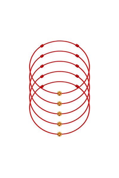 MANAVA 5 x Martisor cu Cristal Preciosa Topaz