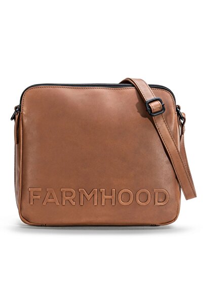 Farmhood Nashville XL Umhängetasche 2 Fächer Leder 29 cm