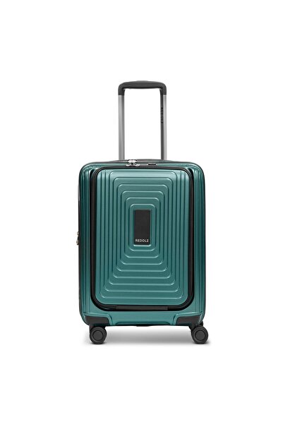 REDOLZ Essentials 14 4 Rollen Kabinentrolley S 55 cm Laptopfach mit Dehnfalte