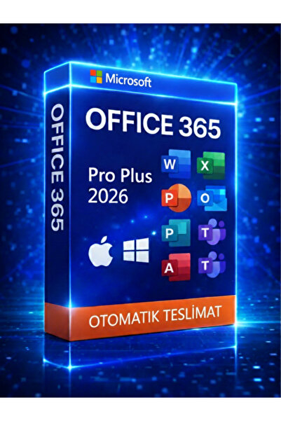 MICROSOFT Office 365 Pro Plus Dijital Lisans Üyeliği 2026 Word,Excell,Powerpo...