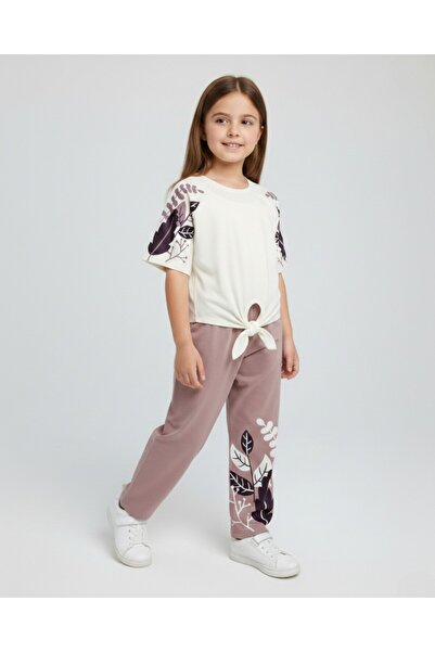 voyyo kids baby SET DE VARĂ CU FLORI DE VARĂ PENTRU FETE - CĂMĂȘĂ CU PĂRĂRI L...