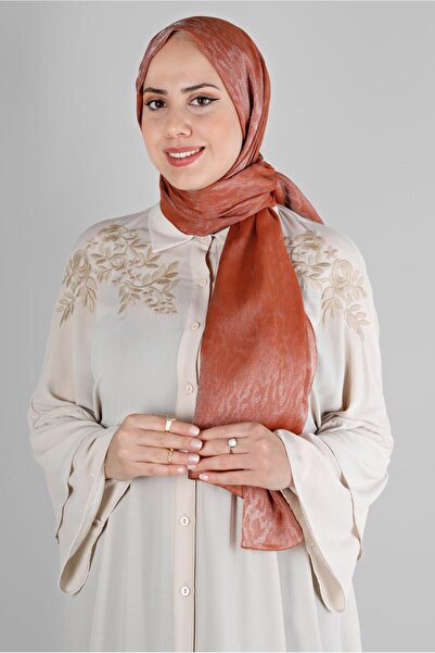 Alvina ALVİNA LEOPAR DESEN ABİYE ŞAL 8226