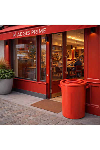 OLİWAM Aegis Prime 90 LİTRE ÇÖP KOVASI–Ultra Sert, Ultra Dayanıklı, Modern Ta...