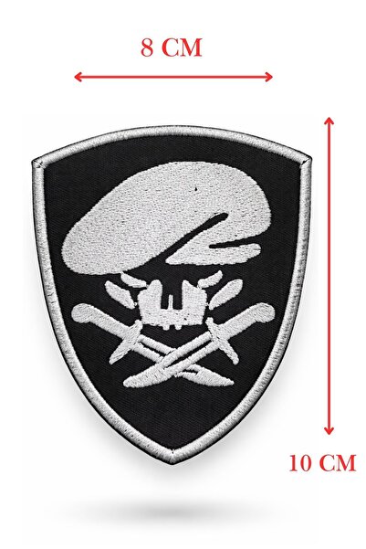 SINGLE SWORD Embroidery Patch - Large Size Beret-Knife Veil