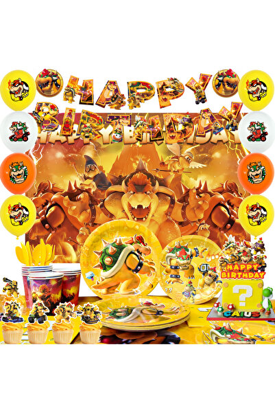 Choice لوازم حفلات ذهبية لعيد ميلاد باوزر، 112 قطعة زينة لحفلة الملك كوبا، لا...