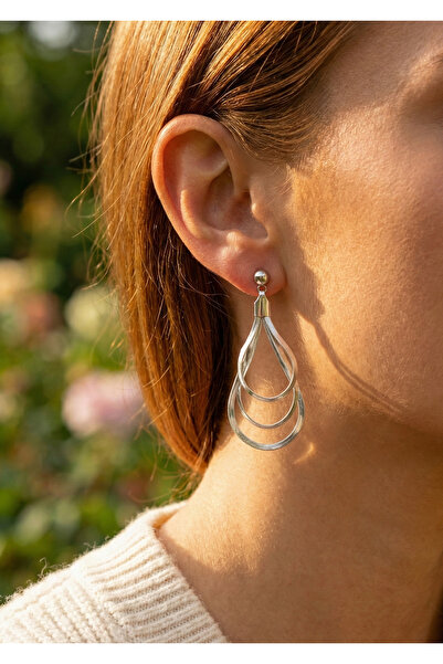 Duke Nickle Italian Chain Steel Earrings