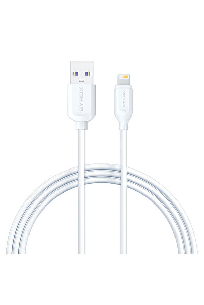 Syrox 2 Mah Iphone 5/6/7/plus 0.25 Cm Usb Kablo Syx-c68 Şarj Kablosu