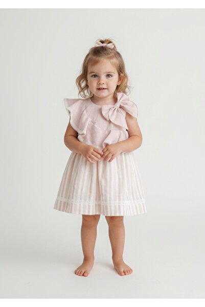 Tongs Baby Kız Bebek Nostalgia Fırfırlı Elbise