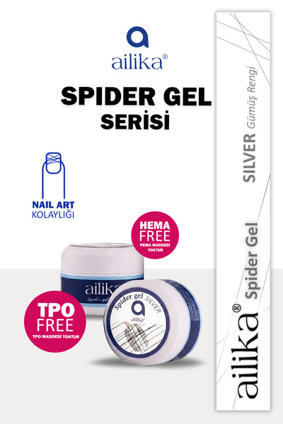 Ailika Spider Jel 5gr Gümüş Rengi