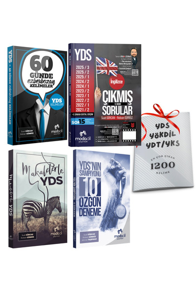 Modadil Yayınları YDS Modadil 60 Günde Ezberbozan Kelimeler + Makalelerle YDS...