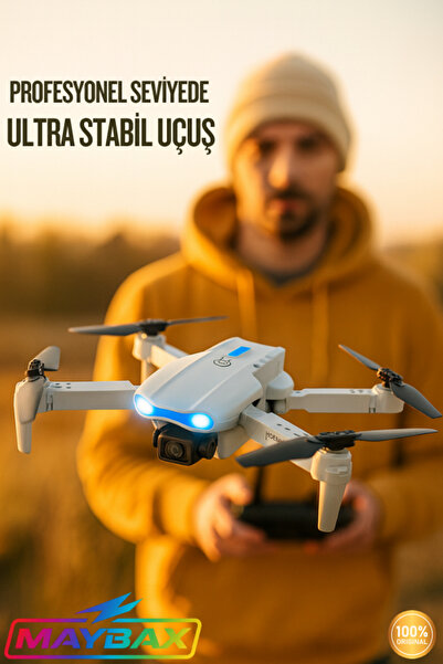 Maybax Koruma Çantalı Taşınabilir Tek Kameralı Drone 5 MP Video Engelden Kaçı...