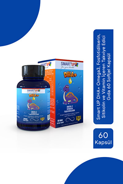 SMART UP Sitikolin Dha Omega 3 Ve Fosfatidilserin Iceren Balık Yağı B12 ( 60 ...