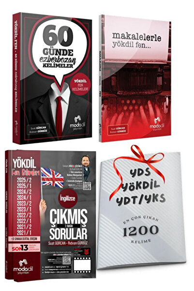 Modadil Yayınları Yökdil Fen 60 Günde Ezberbozan Kelimeler-Fen Çıkmış Sorular...