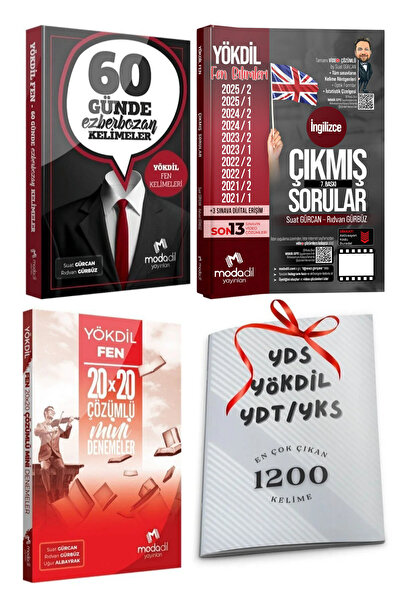 Modadil Yayınları Yökdil Fen 60 Günde Ezberbozan Kelimeler-Çıkmış Sorular-20 ...