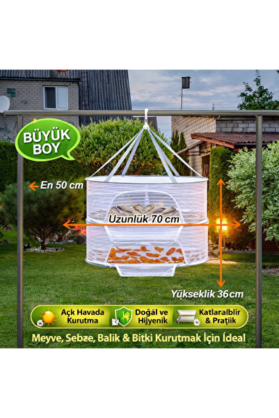 Neler Geldi Neler 2 Raflı Bölmeli Açık Havada Güneşte Bitki Meyve Sebze Balık...