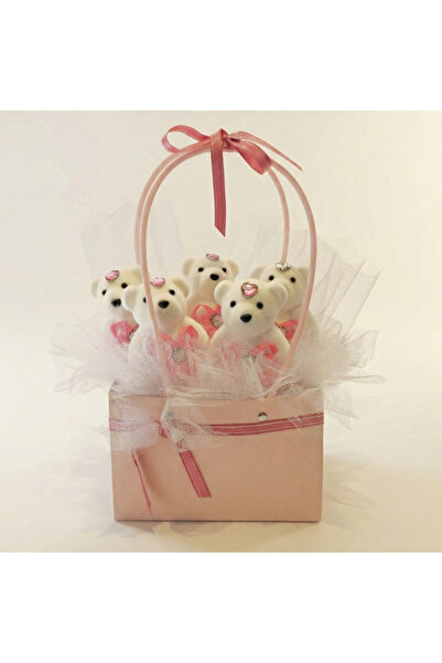 Rosea Çiçekevi Pembe Ayıcıklı Çanta Sevgiliye, Arkadaşa Hediye Doğum Anneler ...