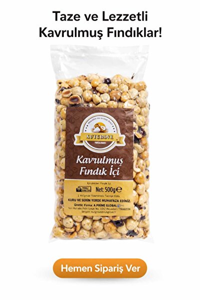 Genel Markalar Fındıkpark Kavrulmuş Iç Fındık 500 gr