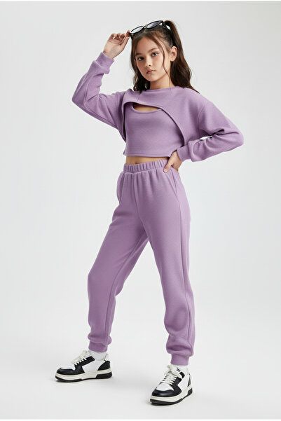 aden kids Girl's Krop Model Bottom Top Suit Total 3 Pieces