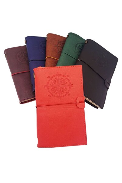 Skygo دفتر بوصلة جلدية