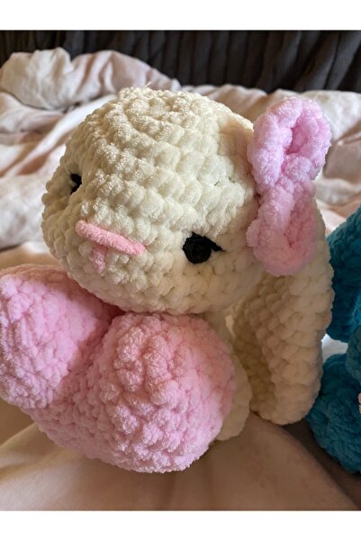 crafted by Nilüfer hediywlik kalpli tavşan